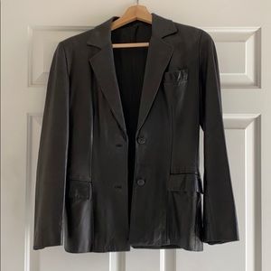 Vintage Gucci Leather Blazer